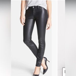 BLANK NYC faux leather skinny jeans